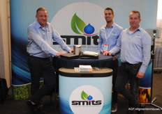 Jan Coppens, Michael Sander and Wilbert Vervoort of Smits bv, focussing on water treatment.